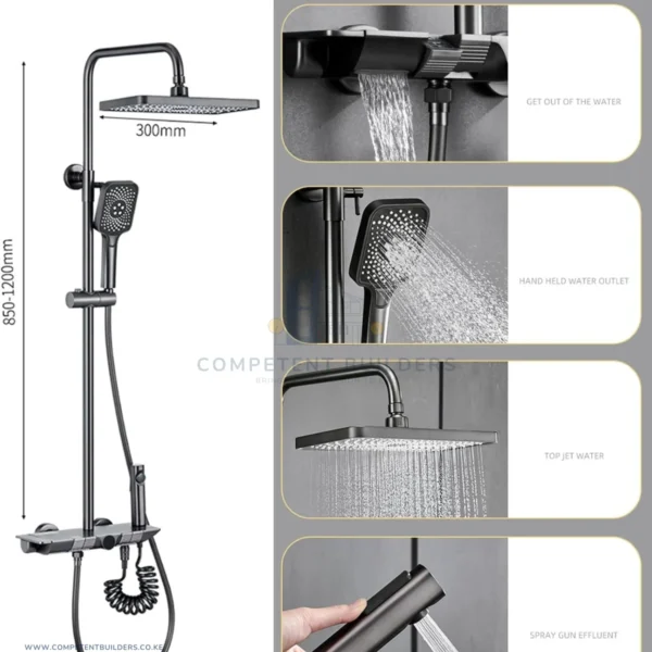 Brimix Shower Set With Mixer - 8877X - enancloud.com