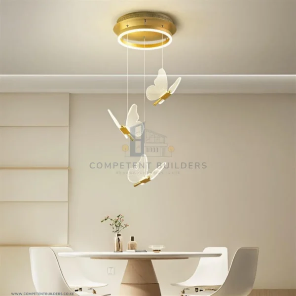 Butterfly Pendant Chandelier Ceiling Light - competentbuilders.co.ke