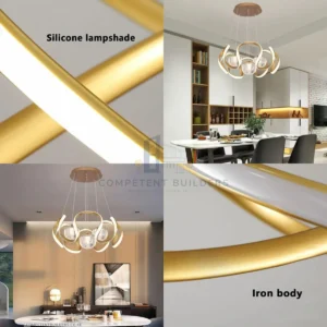 Chandelier With Hanging Pendant Ceiling Lamp - competentbuilders.co.ke