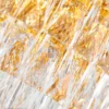 Golden Layered Hanging Crystal Prism Chandelier 400 - competentbuilders.co.ke