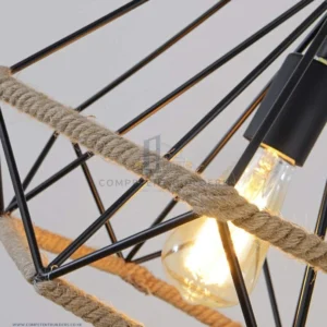 Industrial Vintage Rope Metal Pendant Ceiling Light - competentbuilders.co.ke