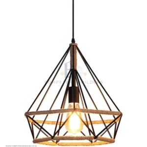 Industrial Vintage Rope Metal Pendant Ceiling Light - competentbuilders.co.ke
