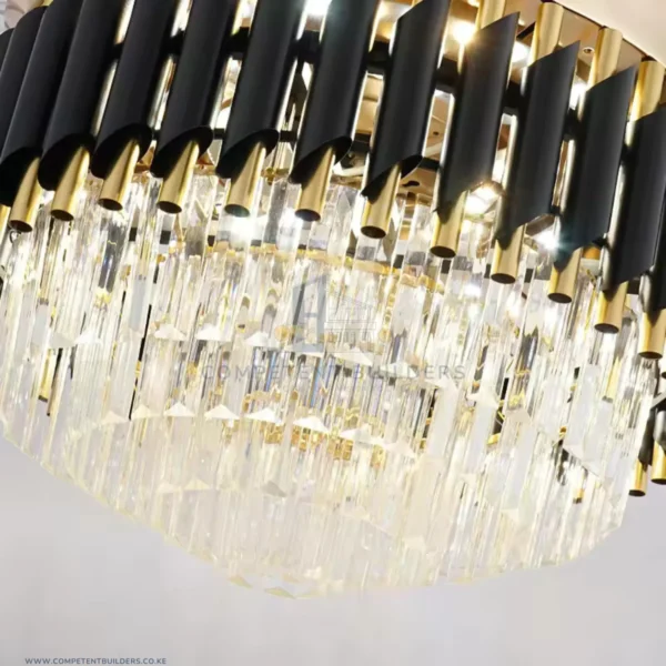 Luxury Ceiling Fan Crystal Chandelier - competentbuilders.co.ke