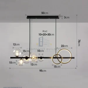 Magic Bean Glass Bubble Chandelier Ceiling Light - competentbuilders.co.ke