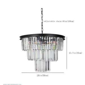 Modern Crystal Pendant Chandelier Ceiling Light - competentbuilders.co.ke