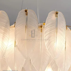 Modern Feather Design Chandelier Ceiling Light - competentbuilders.co.ke
