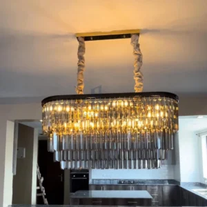 Modern Raindrop Rectangle Chandelier Ceiling Light - competent5builders.co.ke