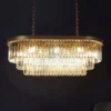 Modern Raindrop Rectangle Chandelier Ceiling Light - competent5builders.co.ke