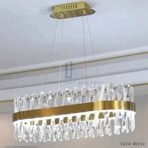 Oval Crystal Chandelier Ceiling Light - competentbuilders.co.ke