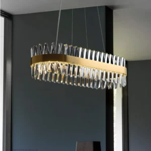 Oval Crystal Chandelier Ceiling Light - competentbuilders.co.ke