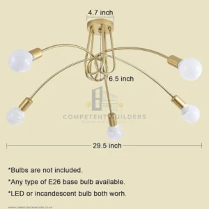 Retro Metal Ceiling Pendant Chendelier Light - competentbuilders.co.ke
