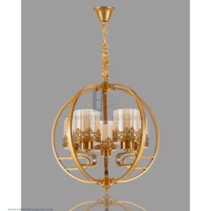 Classic Sphere 5 Bulb Ceiling Hanging Chandelier