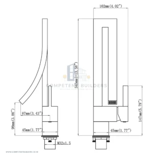Creative Design Mixer Basin Tap - competentbuilders.co.ke