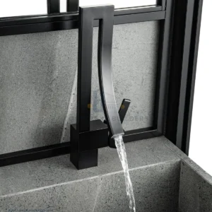 Creative Design Mixer Basin Tap - Black - competentbuilders.co.ke