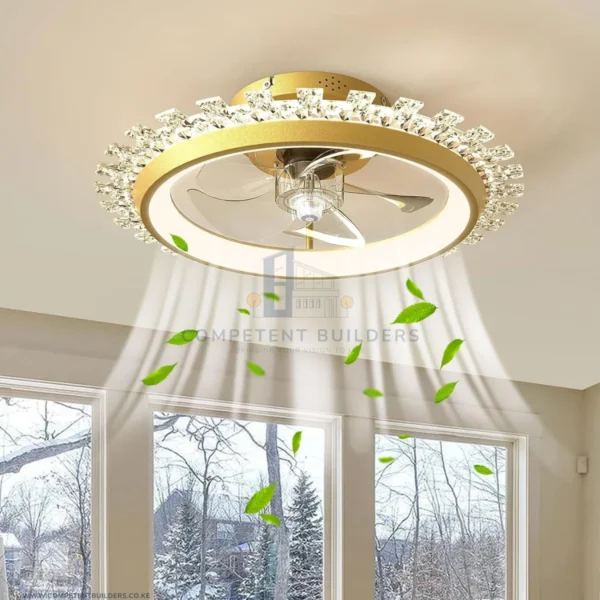 Modern Ceiling Fan With Lights - competentbuilders.co.ke