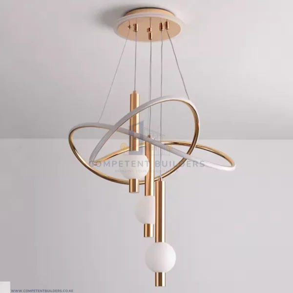Modern Glamorous Creative Golden LED Chandelier - competentbuilders.co.ke