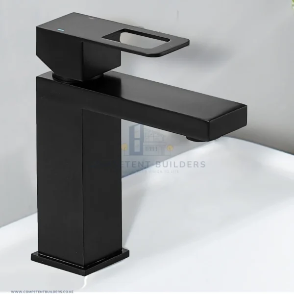 Black Square ( SS304 ) Basin Tap