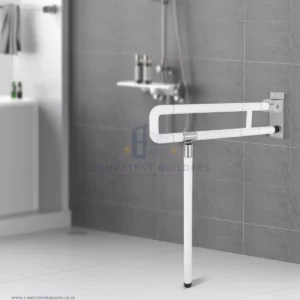 Heavy Duty U - Shaped Bathroom Handrail With Stand - competentbuilders.co.ke