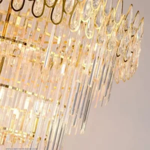 Luxury Modern Crystal Chandelier For Staircase Large Loft Light - Competentbuilders.co.ke