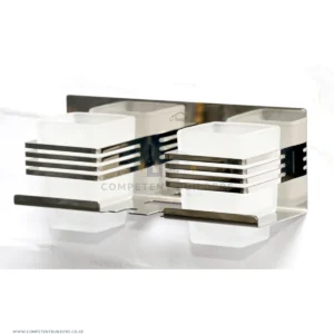 Premium Double Tumbler + Toothbrush Holder – Chrome - competentbuilders.co.ke