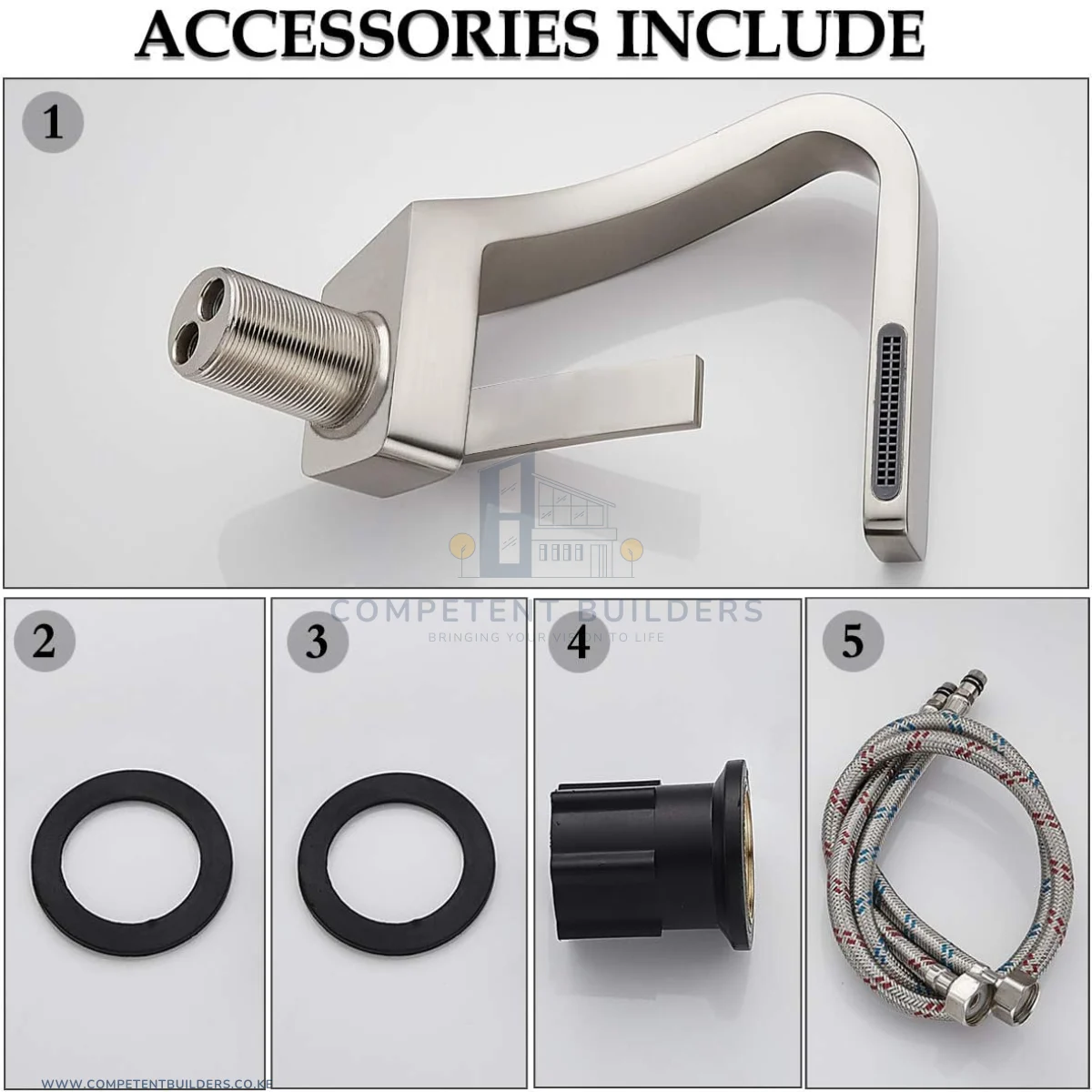 Bathroom Basin Faucet Mixer Tap - Image 4