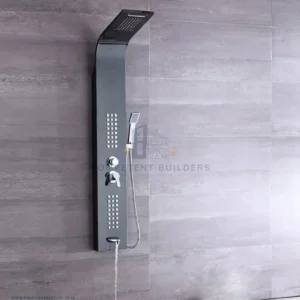 Black Stainless Steel Shower Panel