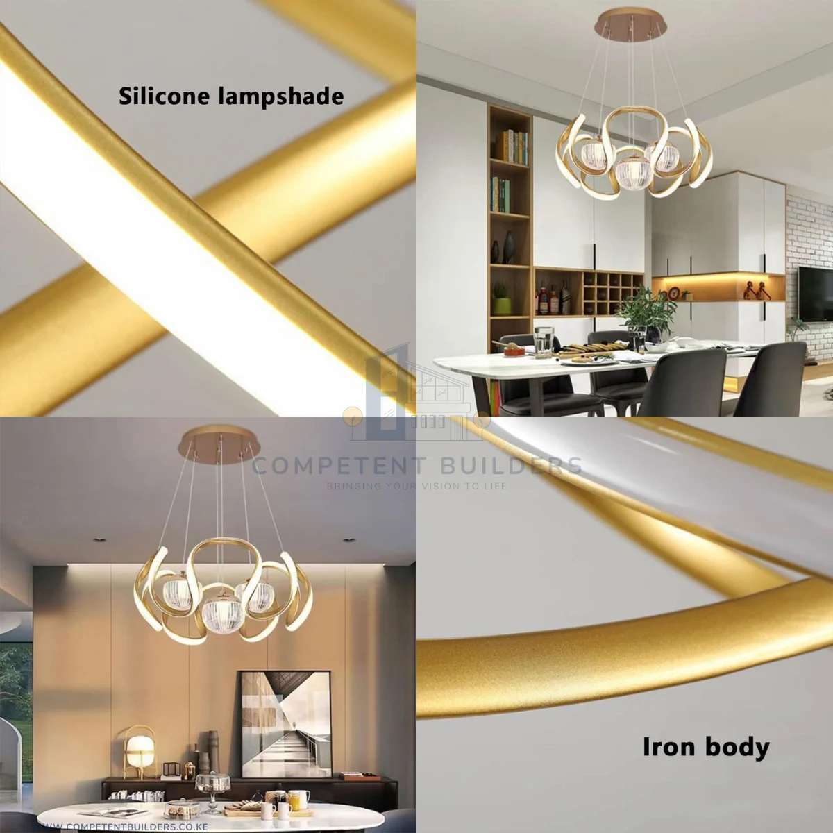 Chandelier With Hanging Pendant Ceiling Lamp - Image 3