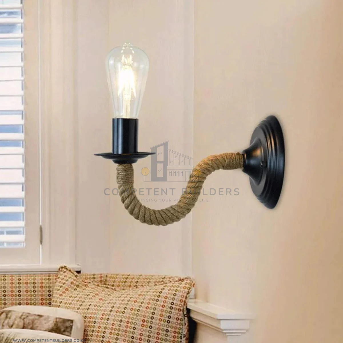 Creative Rope Wall Sconce Lamp - Image 2
