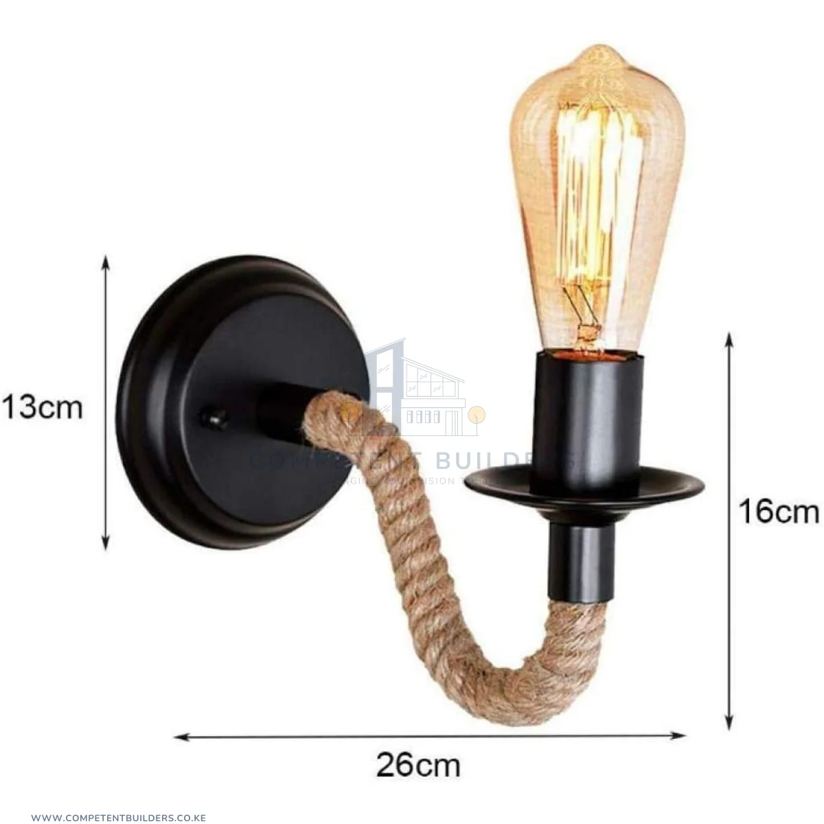Creative Rope Wall Sconce Lamp - Image 3