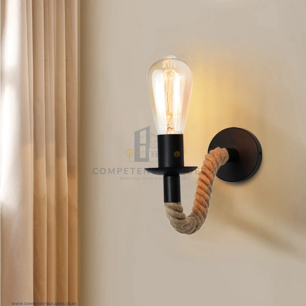 Creative Rope Wall Sconce Lamp - Image 4