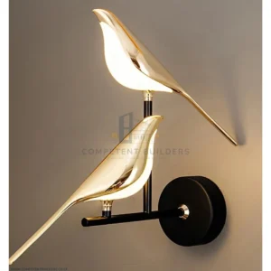 Doves Sitting Bird Wall Sconces Light