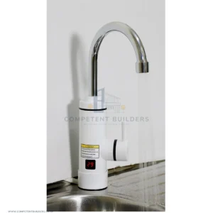 Instant Water Heater Kitchen Tap – White