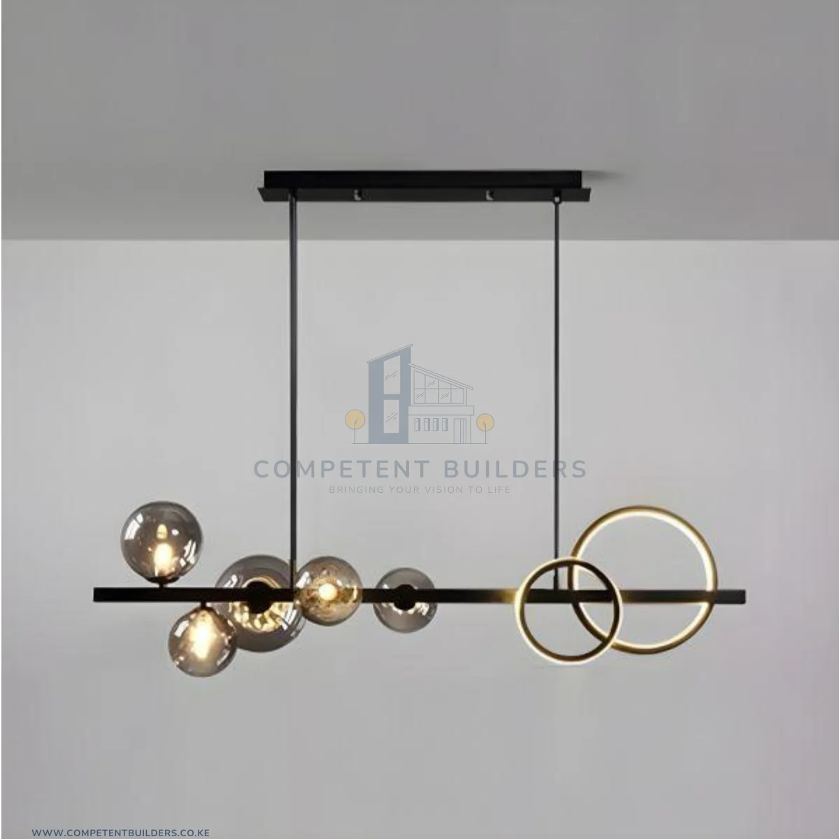 Magic Bean Glass Bubble Chandelier Ceiling Light