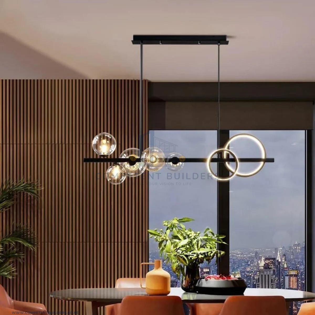 Magic Bean Glass Bubble Chandelier Ceiling Light - Image 5