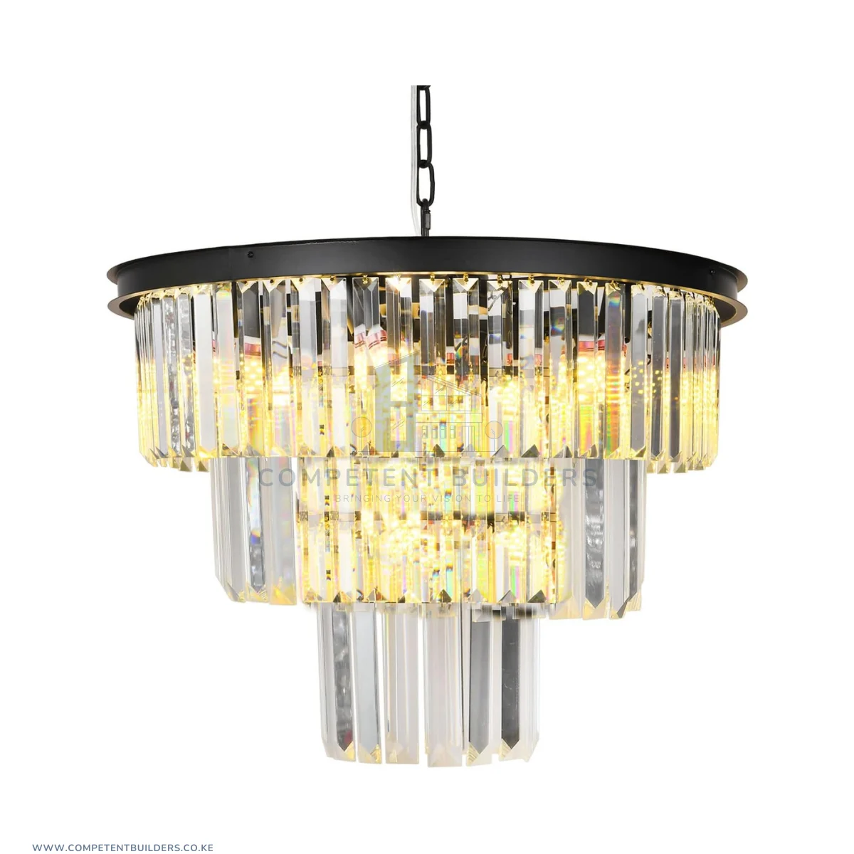 Modern Crystal Pendant Chandelier Ceiling Light