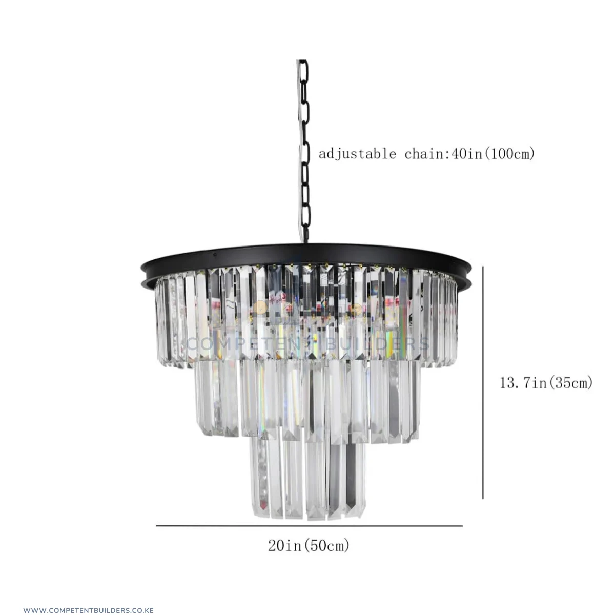 Modern Crystal Pendant Chandelier Ceiling Light - Image 6