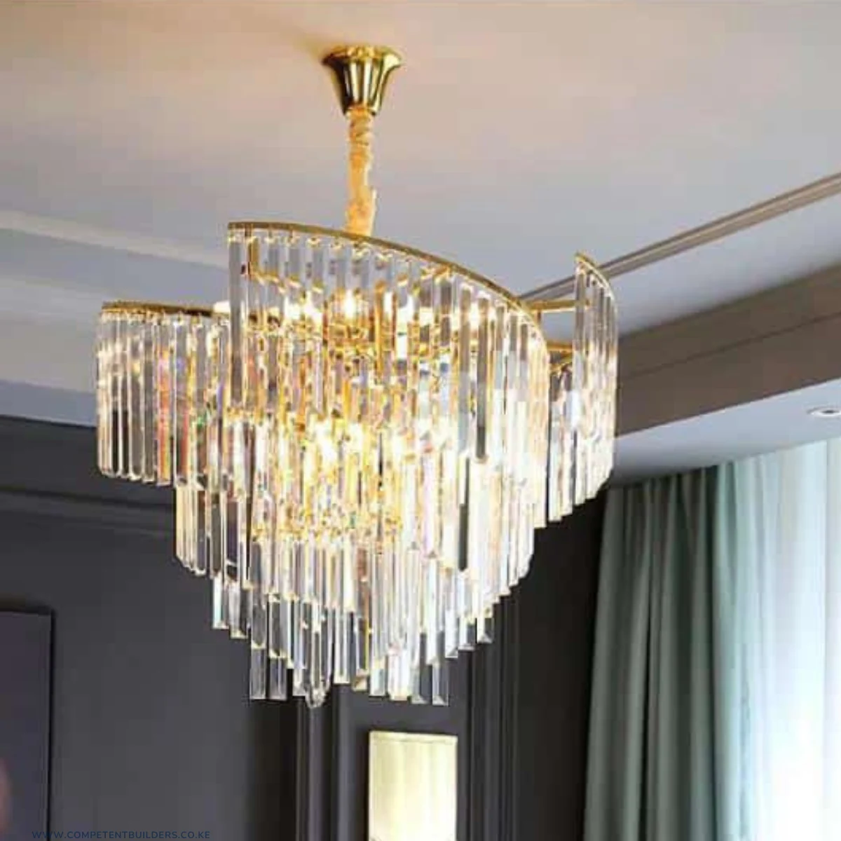 Modern Luxury Crystal Chandelier - Image 2