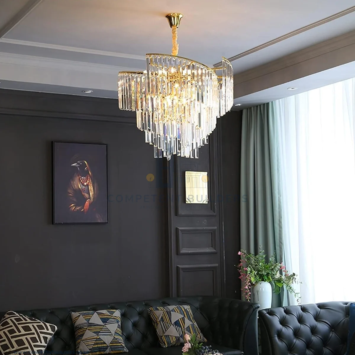 Modern Luxury Crystal Chandelier - Image 4
