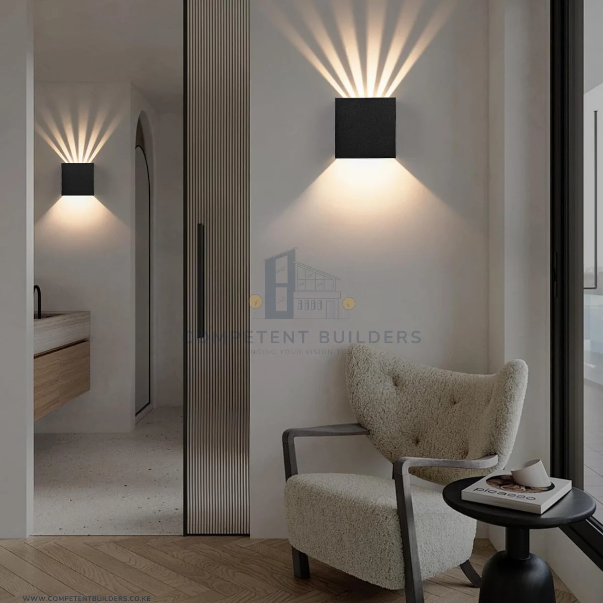 Modern Outdoor LED Wall Light - Image 3