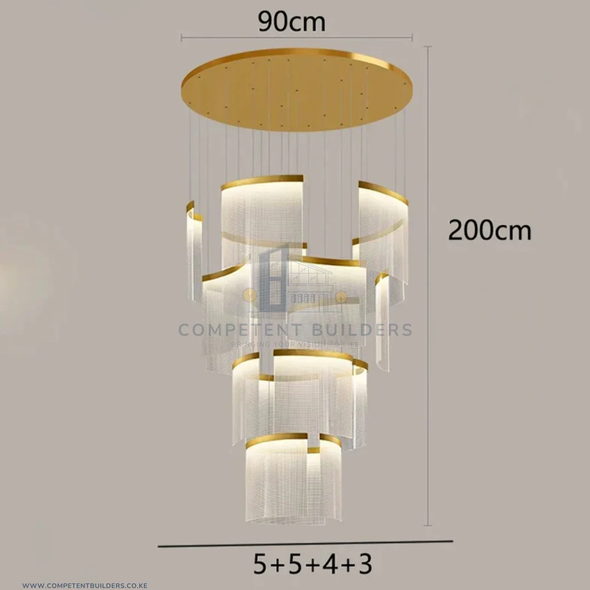 Modern Primus Ceiling Lamp Pendant Chandelier - Image 2
