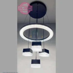 Neelux Geometric Glass Chandelier