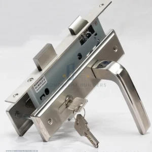 Premium Stainless steel (SS304) Door Lock – Satin, Euro Standard (NL002)