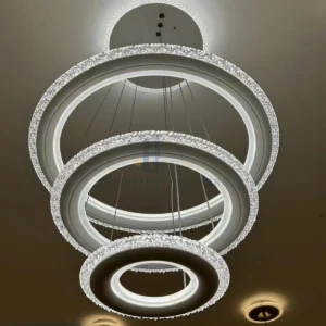 Ring Crystal Chandelier Ceiling Light