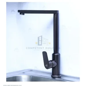 Square Kitchen Mixer Tap – Gun Grey